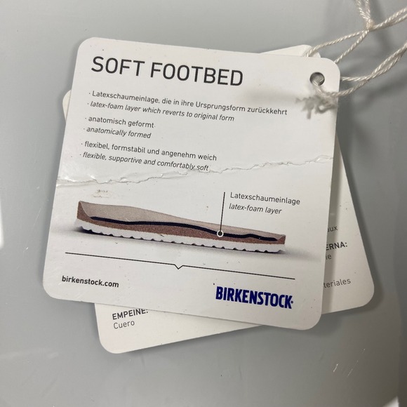 Birkenstock Size 40 M7 W9 Boston BS Soft Footbed Leather Clogs Dark Brown NEW - Picture 7 of 11